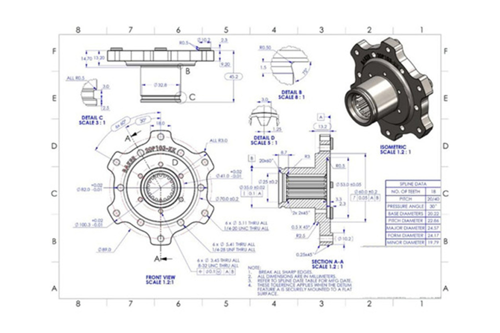 2D Mechanical Drawings